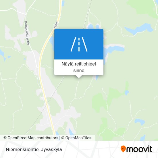 Niemensuontie kartta
