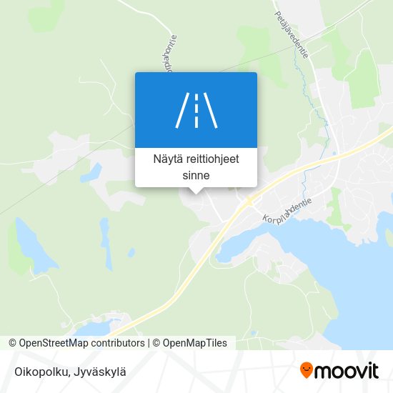 Oikopolku kartta