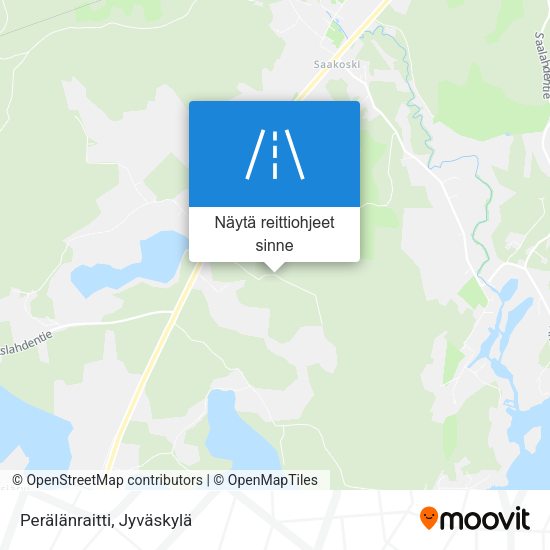 Perälänraitti kartta