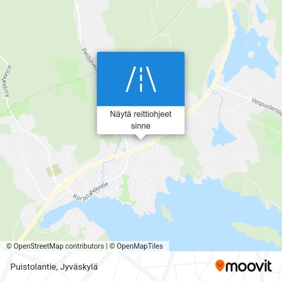 Puistolantie kartta