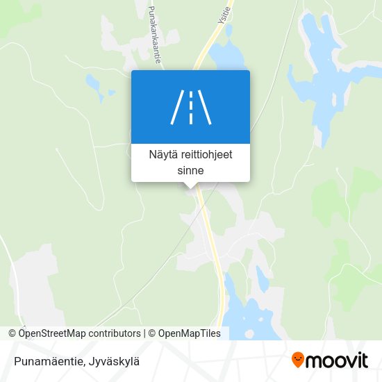 Punamäentie kartta