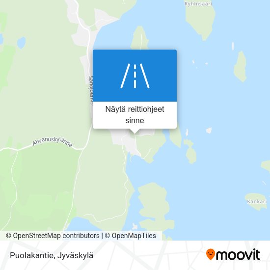 Puolakantie kartta