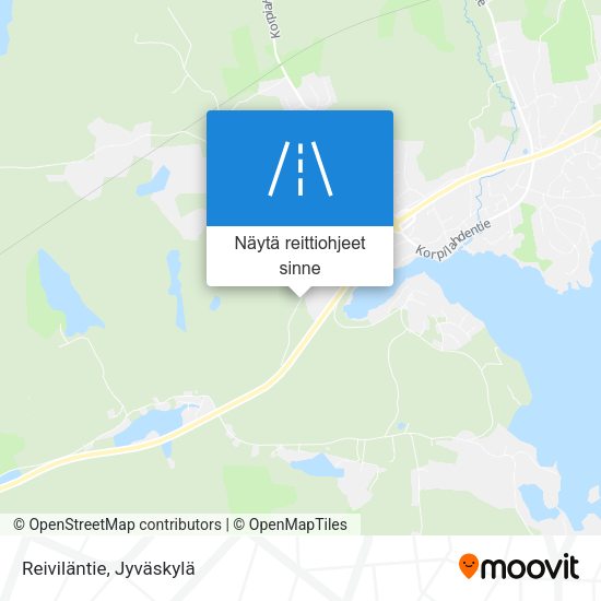 Reiviläntie kartta