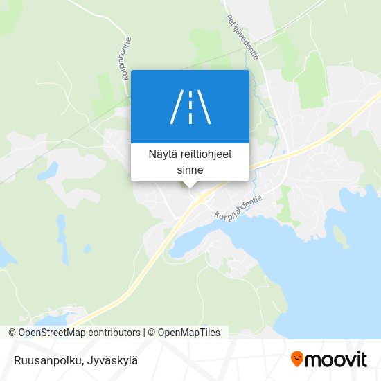 Ruusanpolku kartta