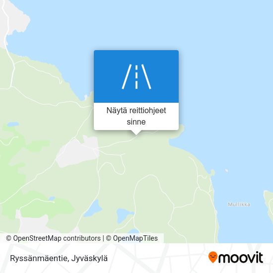 Ryssänmäentie kartta