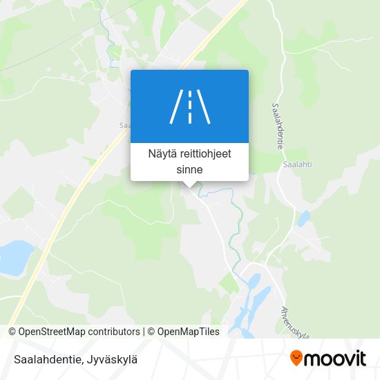 Saalahdentie kartta