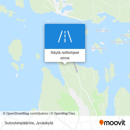 Sutostenpääntie kartta