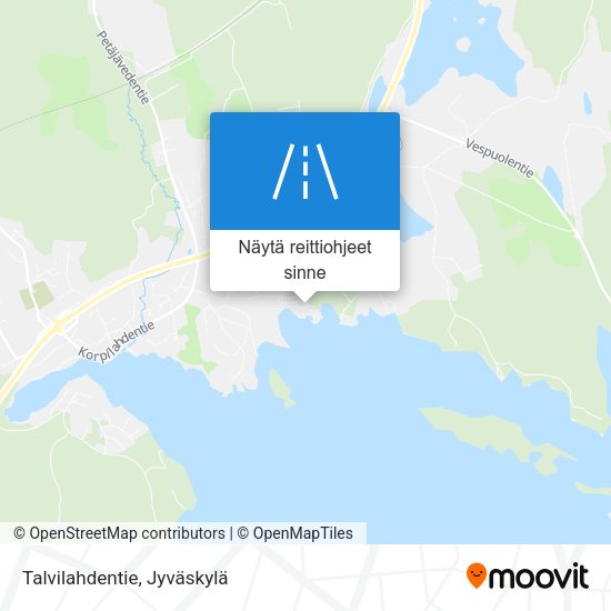 Talvilahdentie kartta