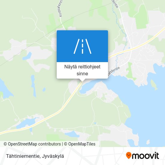 Tähtiniementie kartta