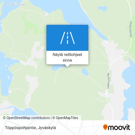 Töppöspohjantie kartta