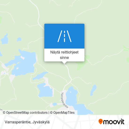 Varrasperäntie kartta
