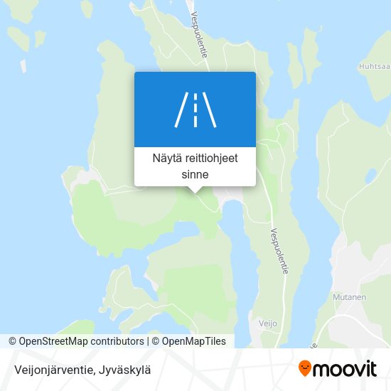 Veijonjärventie kartta