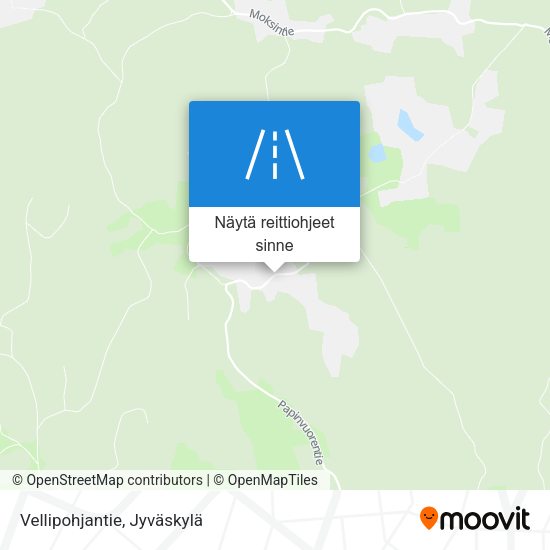 Vellipohjantie kartta