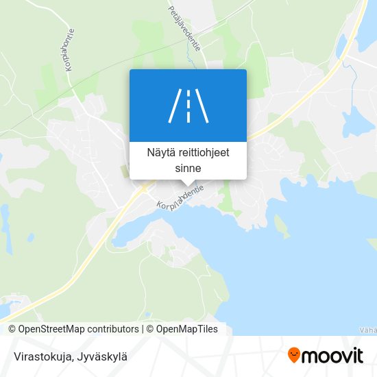 Virastokuja kartta