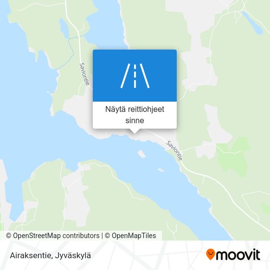 Airaksentie kartta