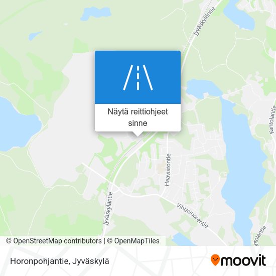 Horonpohjantie kartta