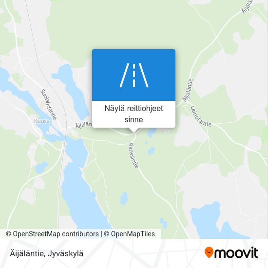 Äijäläntie kartta