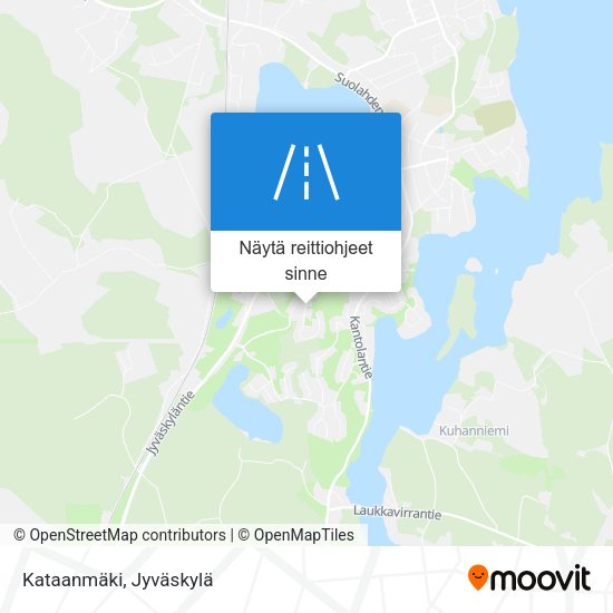 Kataanmäki kartta
