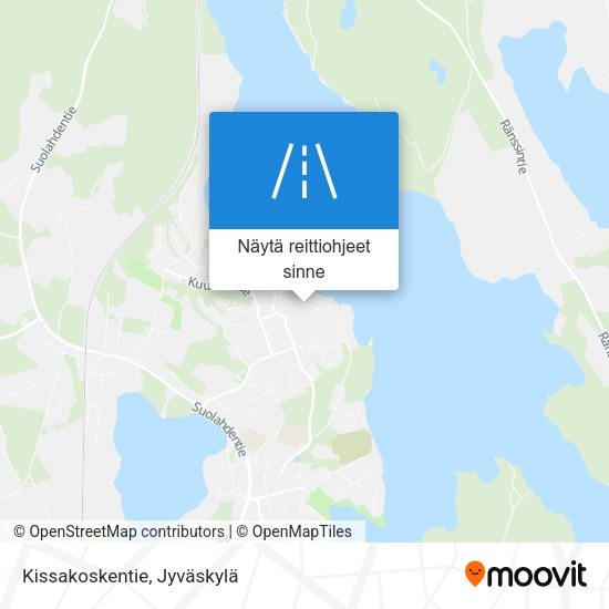 Kissakoskentie kartta
