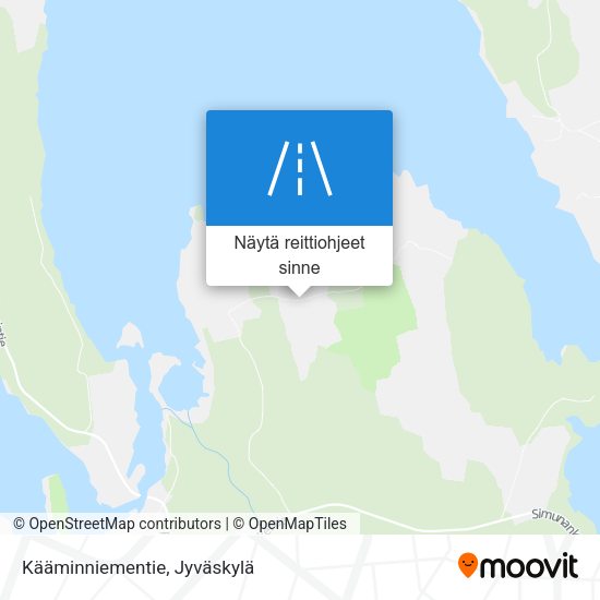 Kääminniementie kartta