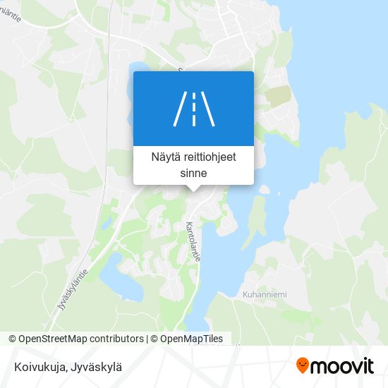 Koivukuja kartta