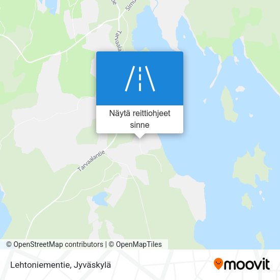 Lehtoniementie kartta