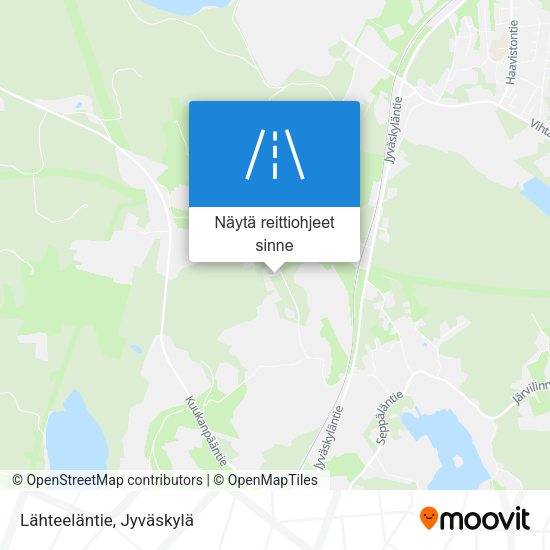 Lähteeläntie kartta