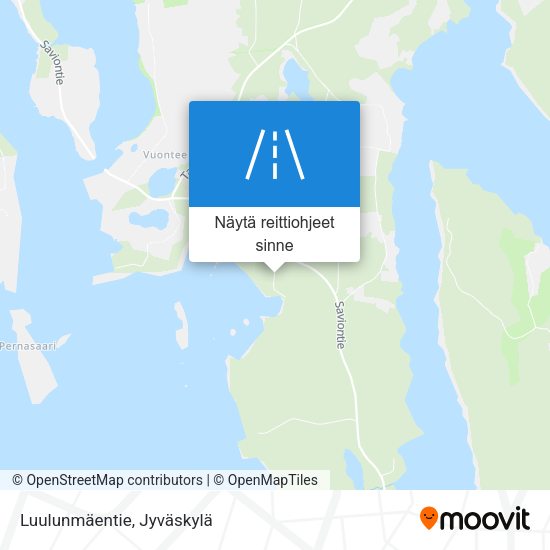 Luulunmäentie kartta