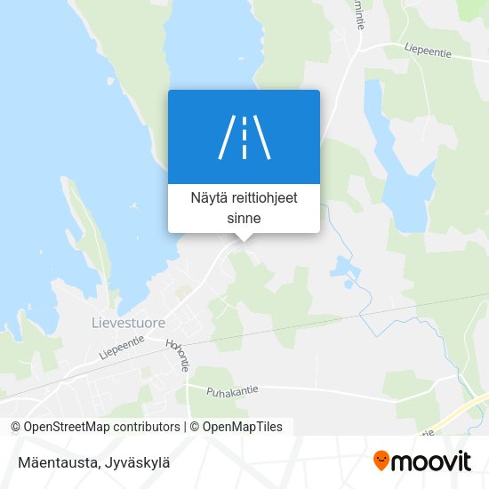 Mäentausta kartta