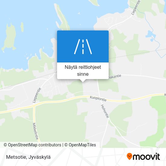 Metsotie kartta