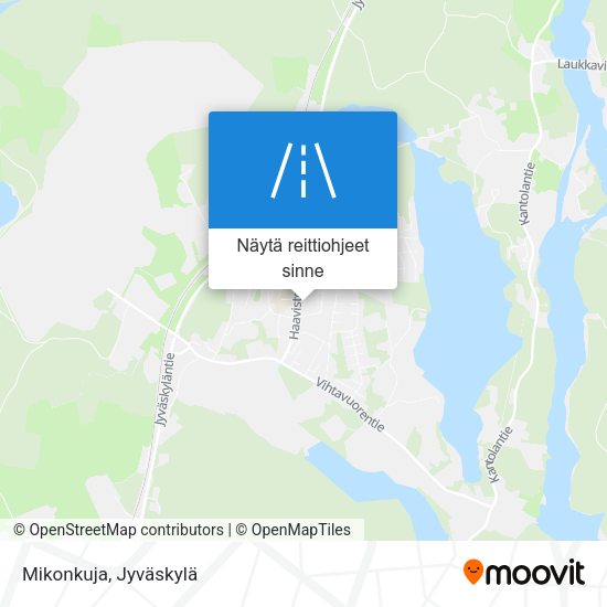 Mikonkuja kartta
