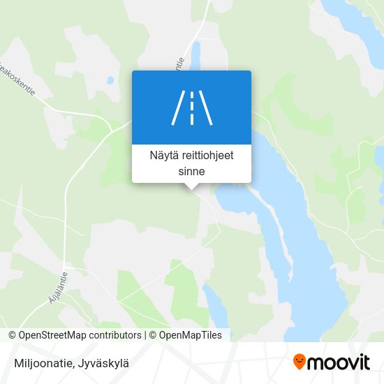 Miljoonatie kartta