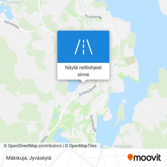 Mäkikuja kartta
