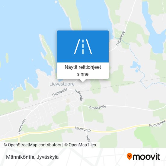 Männiköntie kartta