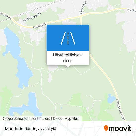 Moottoriradantie kartta