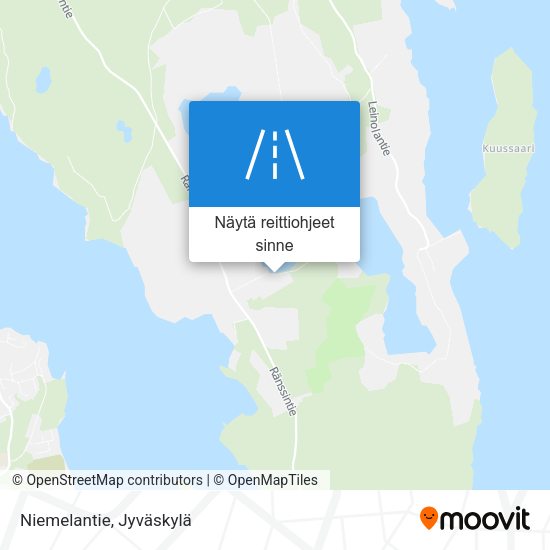 Niemelantie kartta