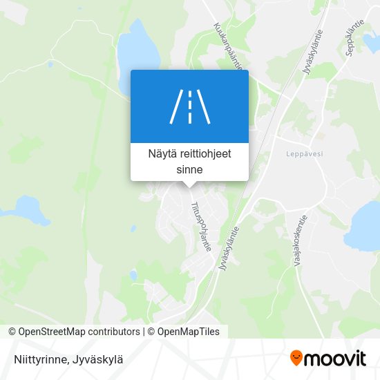 Niittyrinne kartta