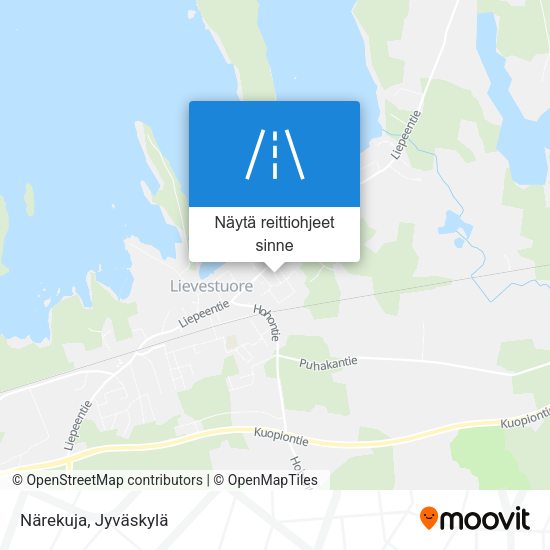 Närekuja kartta
