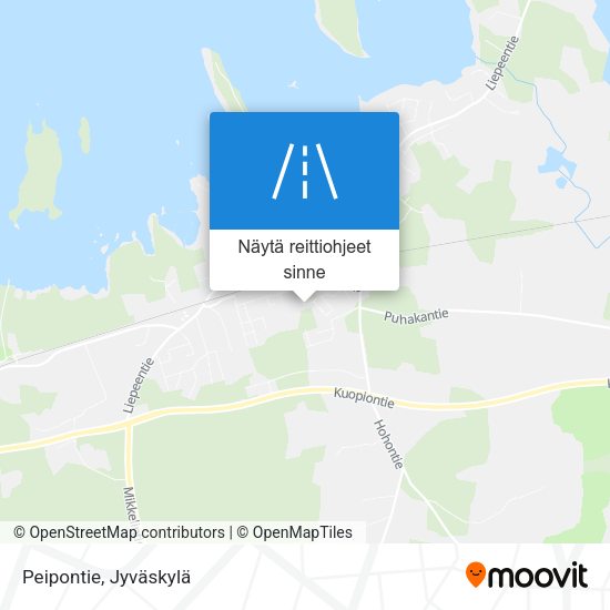 Peipontie kartta
