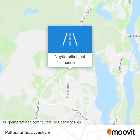 Peltosuontie kartta