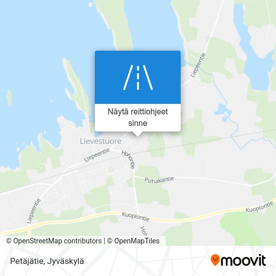 Petäjätie kartta