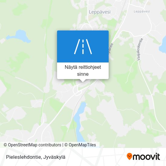 Pieleslehdontie kartta