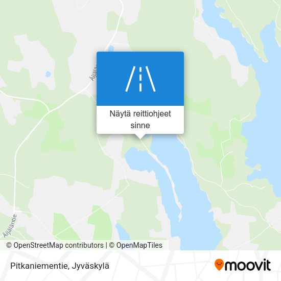 Pitkaniementie kartta