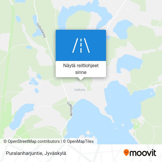 Puralanharjuntie kartta