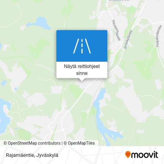 Rajamäentie kartta