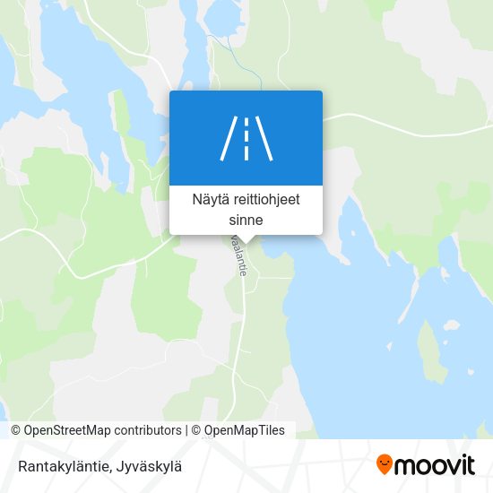 Rantakyläntie kartta