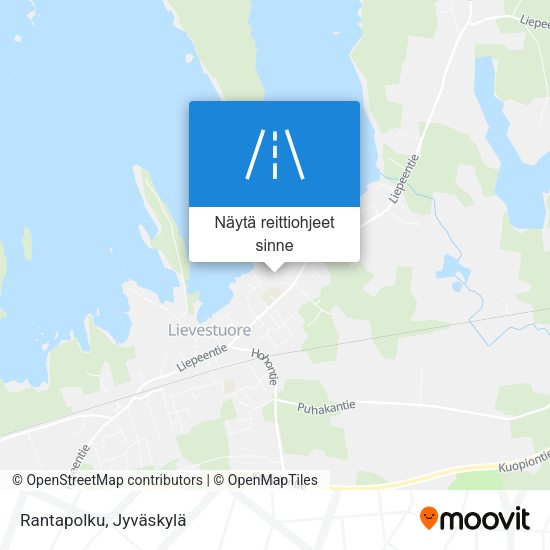 Rantapolku kartta