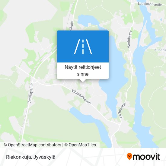 Riekonkuja kartta