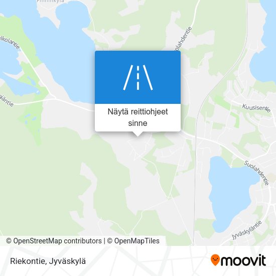 Riekontie kartta