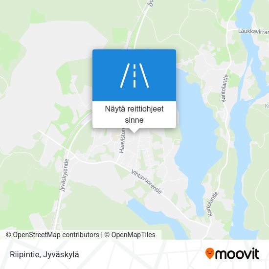 Riipintie kartta